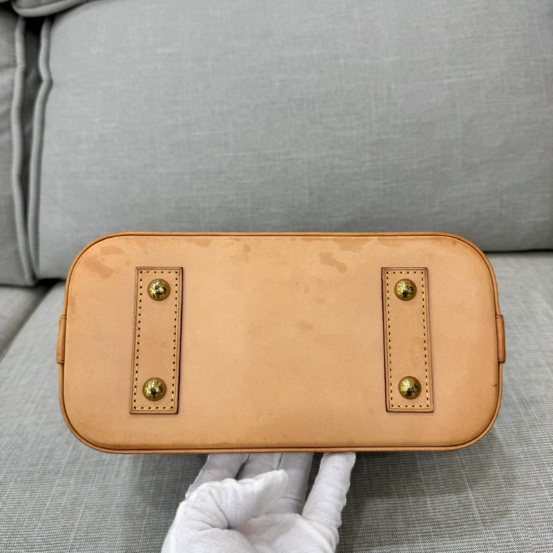 LV M53152 經典MONOGRAM ALMA BB 貝殼包 手提包 斜背包#晶片款#-12