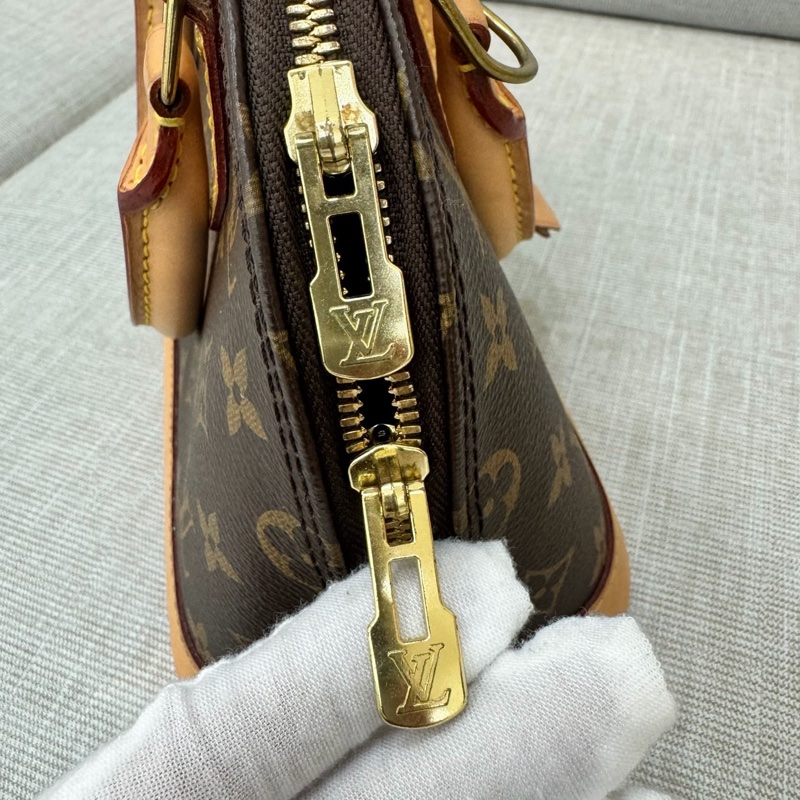 LV M53152 經典MONOGRAM ALMA BB 貝殼包 手提包 斜背包#晶片款#-22