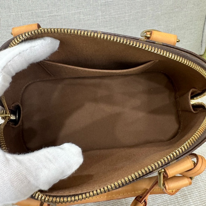 LV M53152 經典MONOGRAM ALMA BB 貝殼包 手提包 斜背包#晶片款#-23