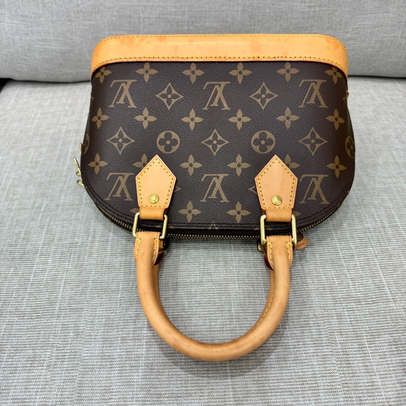 LV M53152 經典MONOGRAM ALMA BB 貝殼包 手提包 斜背包#晶片款#-37