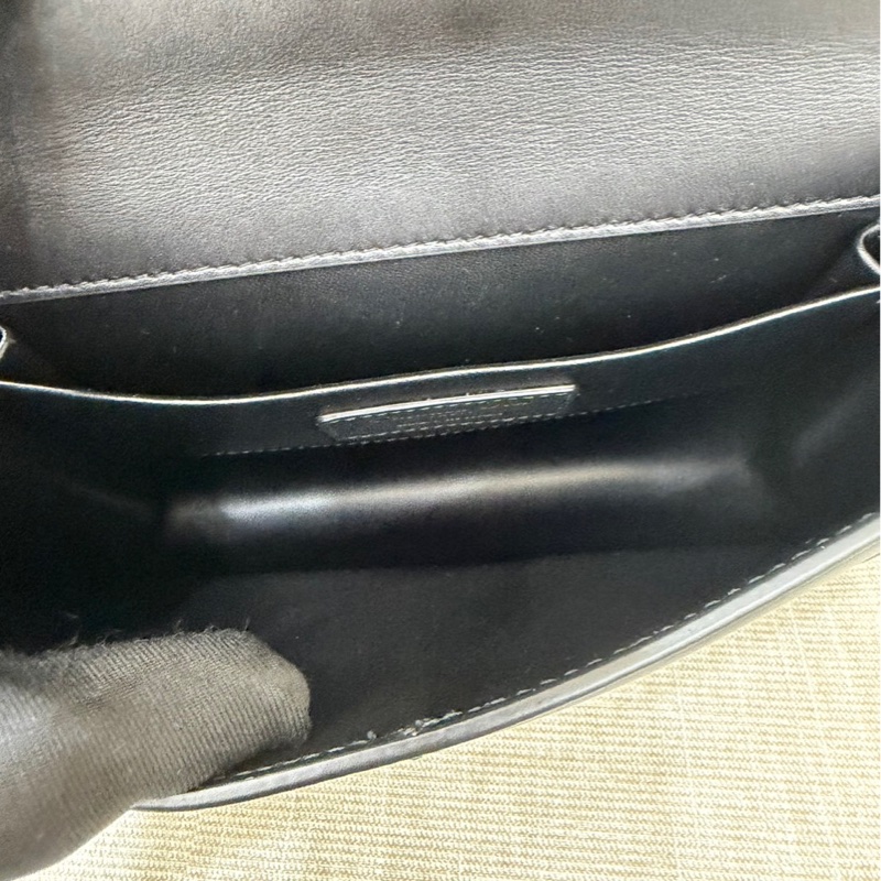 Dior 30 Montaigne 小型包 黑色金釦小牛皮-31