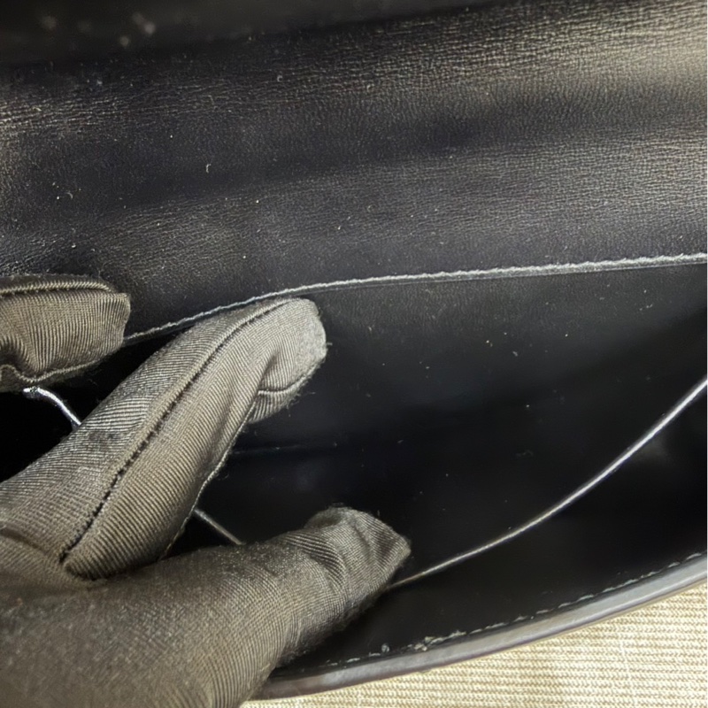 Dior 30 Montaigne 小型包 黑色金釦小牛皮-32