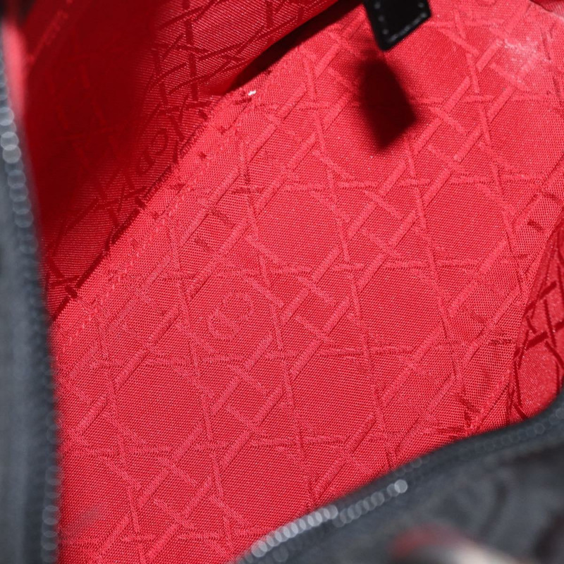 【日本直送】Christian Dior Lady Dior Canage 手提包 尼龍 2way 黑色 銀色 正品 ep12065-10