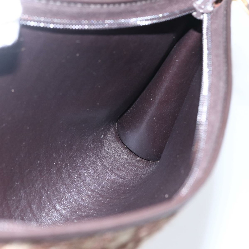 【日本直送】Christian Dior Trotter帆布肩背包 棕色金色 正品 154731-16