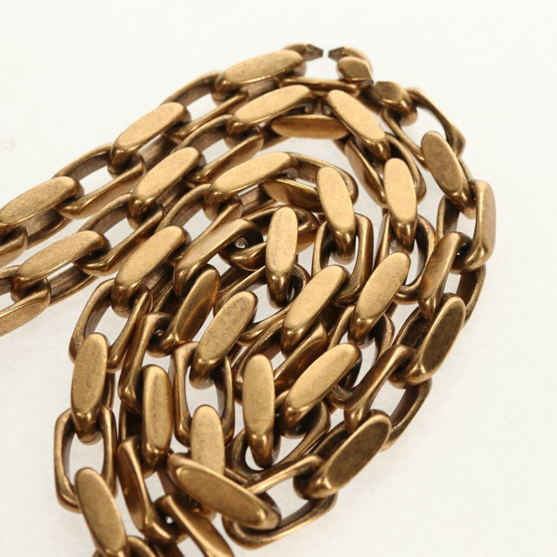 【日本直送】Christian Dior 鏈條肩背包 皮革 棕色 金色 正品 154079V-9