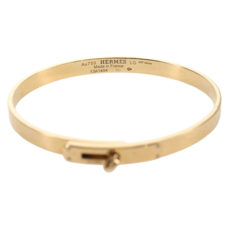 【日本直送】愛馬仕 Kelly 手鐲 PM 4P 鑽石手鐲 18K 金 750 金 正品 143058SM-12