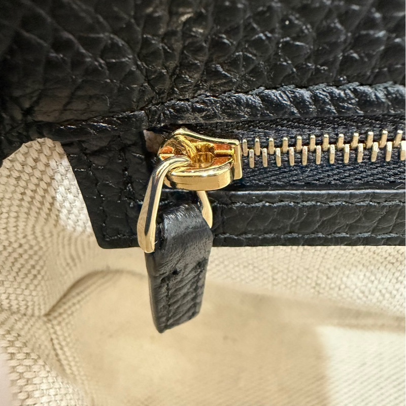 Gucci soho系列 牛皮浮雕雙G標誌 流蘇包 鏈條斜背包#全新包裝未拆-23