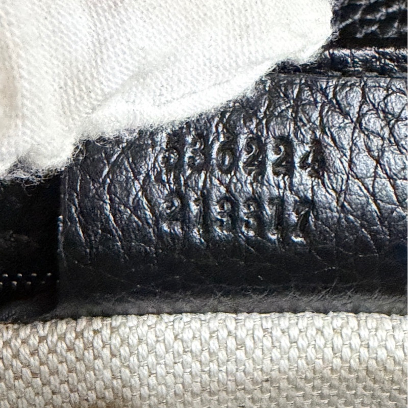 Gucci soho系列 牛皮浮雕雙G標誌 流蘇包 鏈條斜背包#全新包裝未拆-27