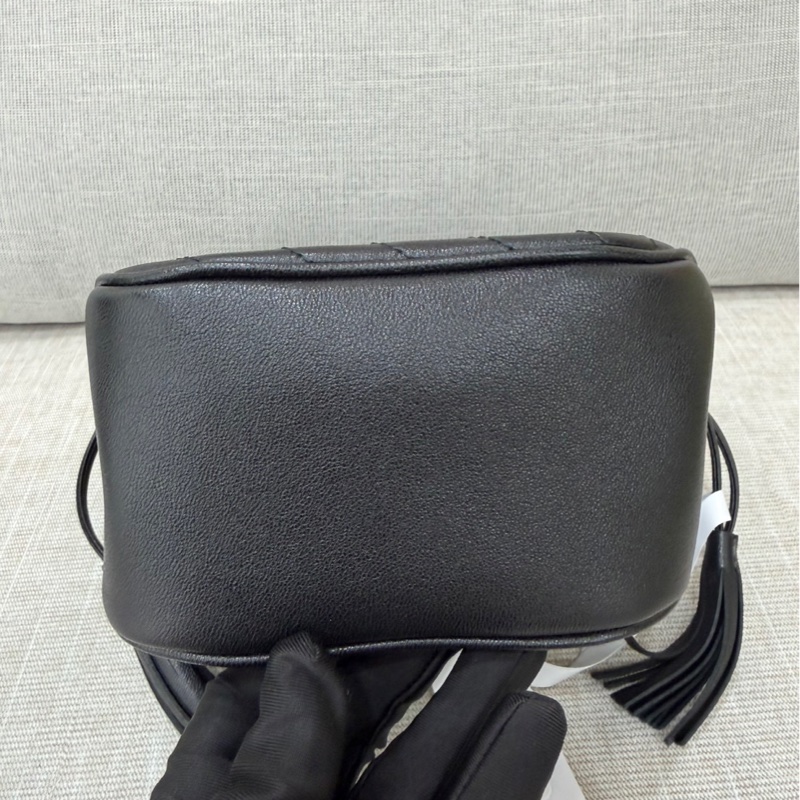 GUCCI 黑色甜酷小福袋包 手提包 斜背包 黑色-14