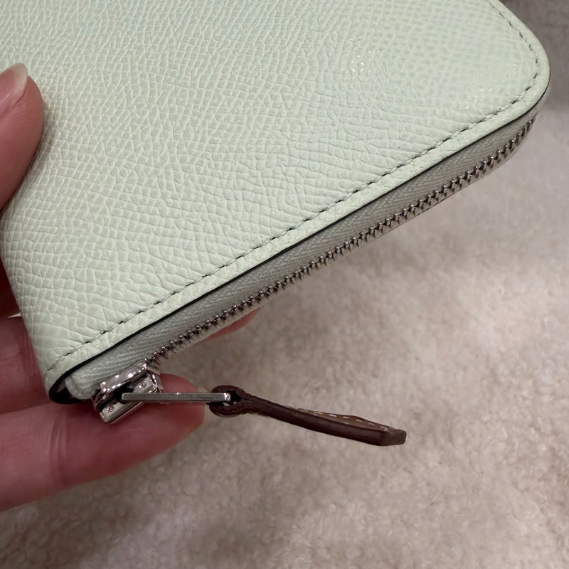 Hermes 愛馬仕 自由之城 狗來富 絲巾短夾 氣泡綠-20