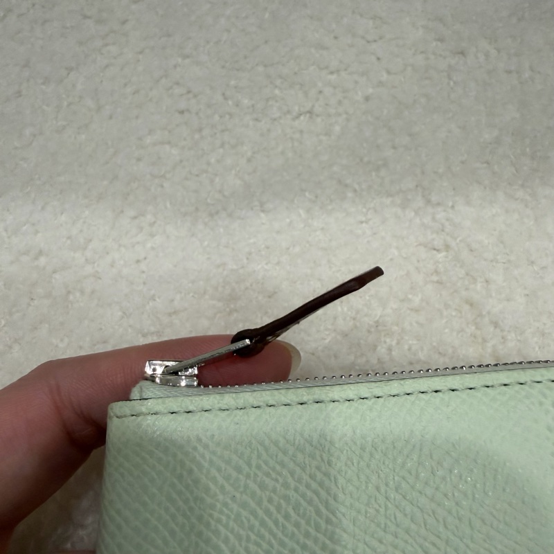 Hermes 愛馬仕 自由之城 狗來富 絲巾短夾 氣泡綠-21