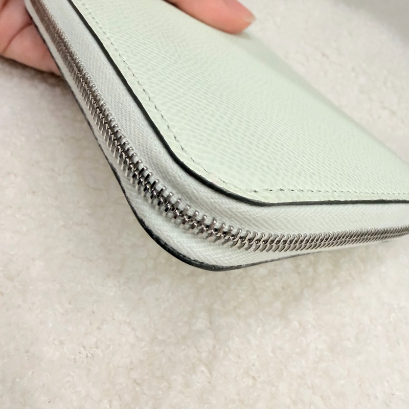 Hermes 愛馬仕 自由之城 狗來富 絲巾短夾 氣泡綠-36