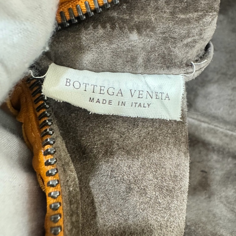 BV 全皮編織手提包 腋下包 飯盒包-17