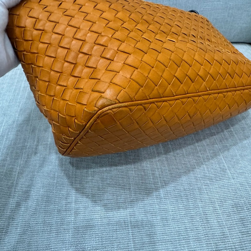 BV 全皮編織手提包 腋下包 飯盒包-28