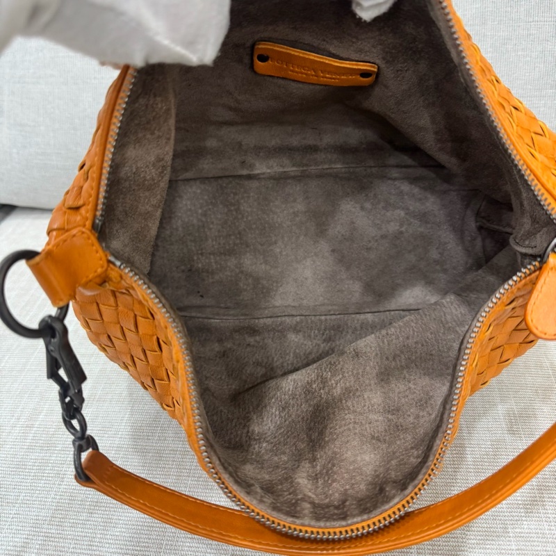 BV 全皮編織手提包 腋下包 飯盒包-42