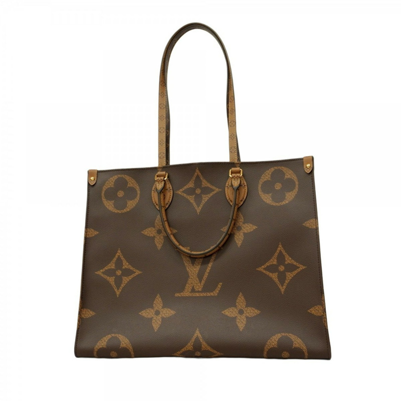 路易威登 Monogram Giant Reverse On-the-Go 手提包 M44576 棕色 2-Way 女士款-0