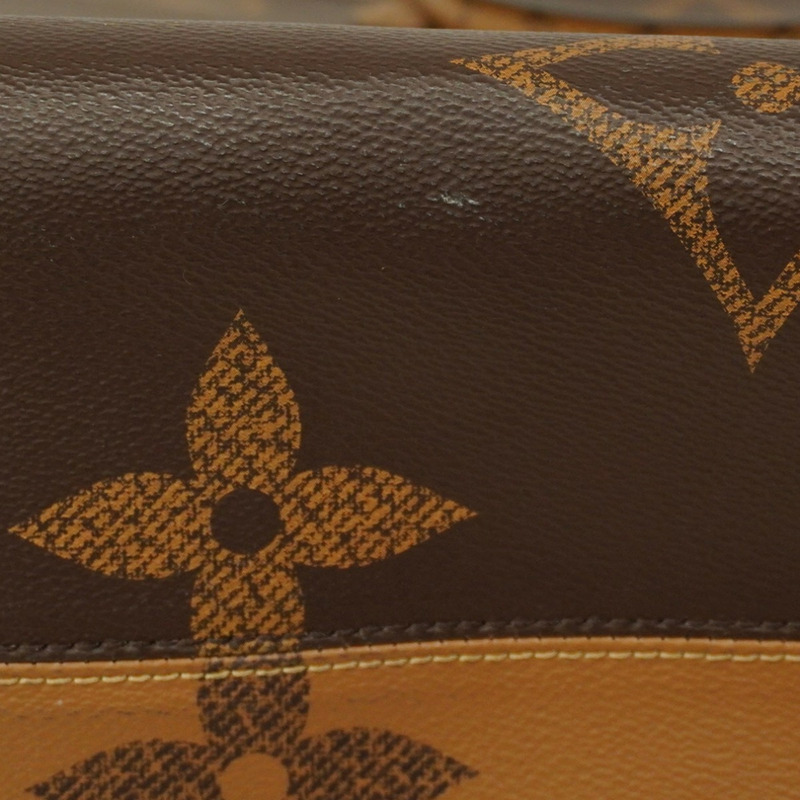 路易威登 Monogram Giant Reverse On-the-Go 手提包 M44576 棕色 2-Way 女士款-5