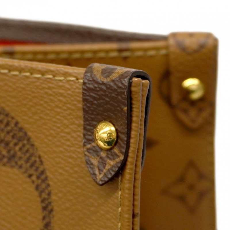 路易威登 Monogram Giant Reverse On-the-Go 手提包 M44576 棕色 2-Way 女士款-11