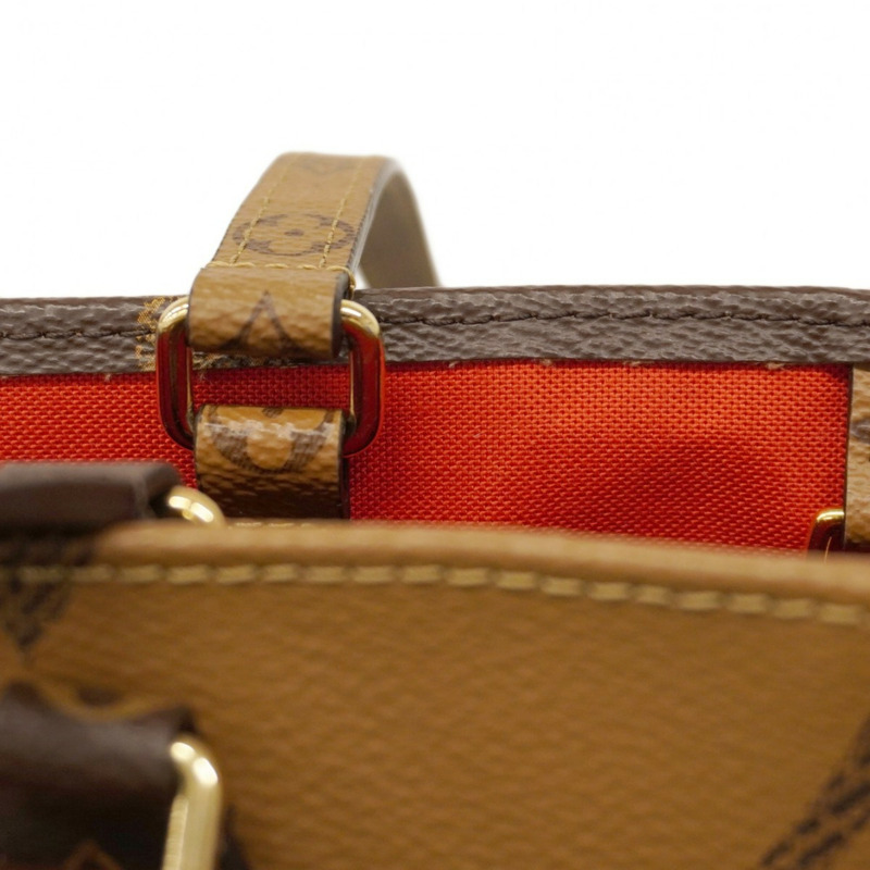 路易威登 Monogram Giant Reverse On-the-Go 手提包 M44576 棕色 2-Way 女士款-12