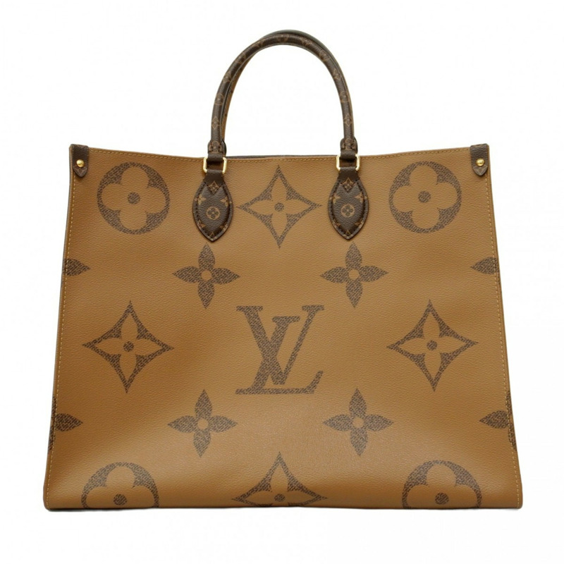 路易威登 Monogram Giant Reverse On-the-Go 手提包 M44576 棕色 2-Way 女士款-13