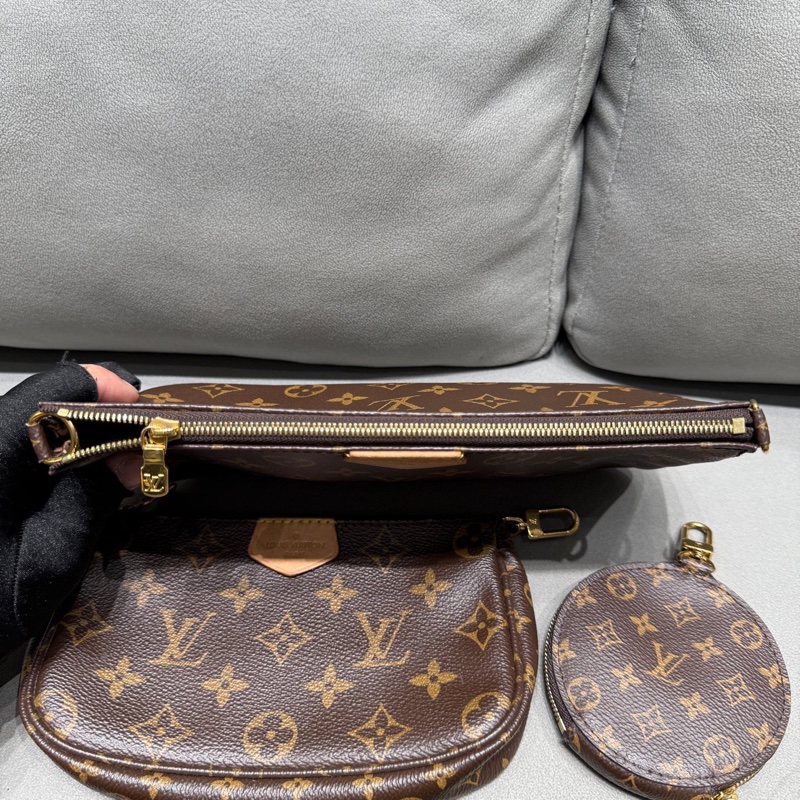 98新LV五合一綠肩帶 20年 尺寸24*13.5*4cm-5