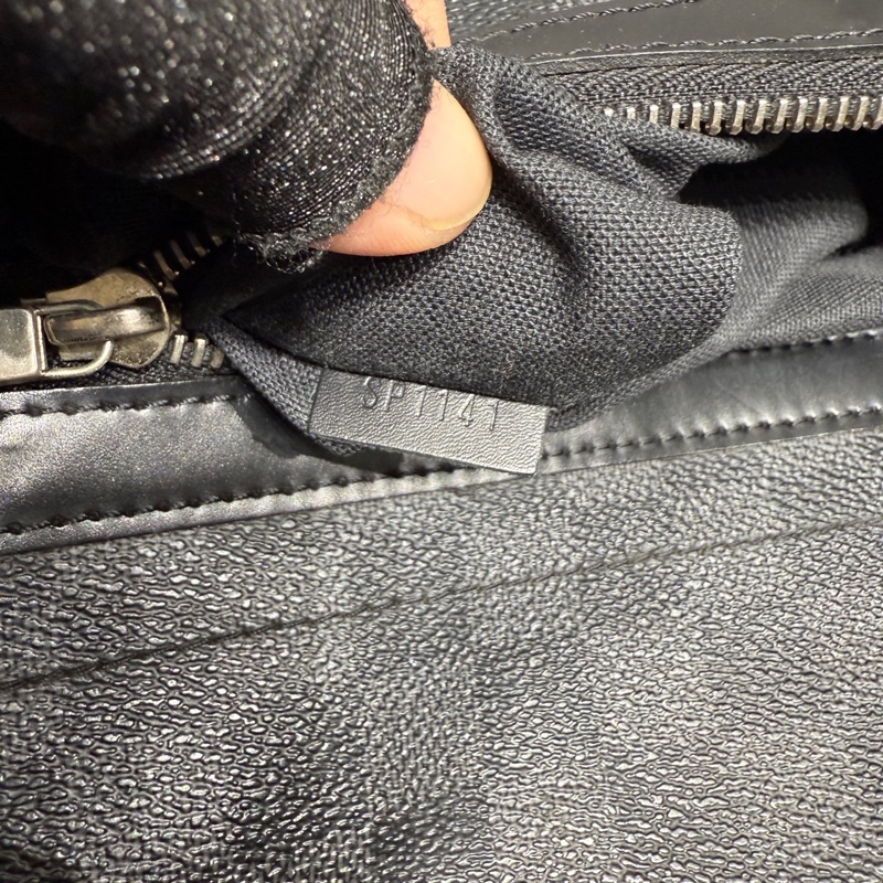 95新LV GM黑棋盤格斜挎包 無裂 編號SP1141 尺寸34*24*8cm-8