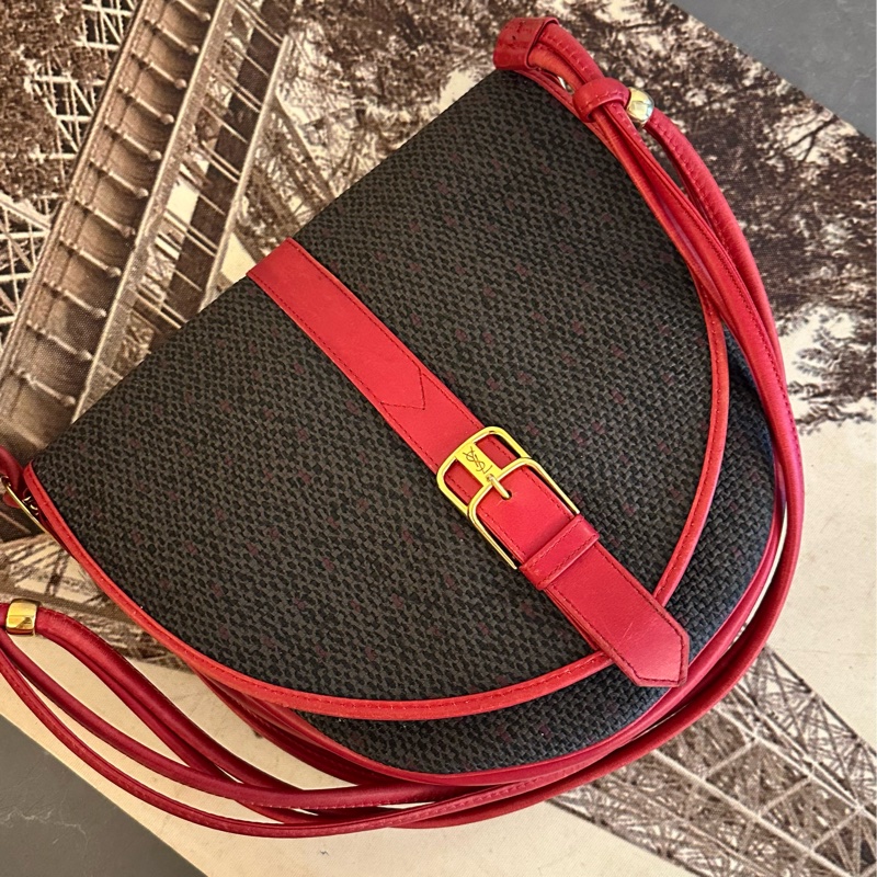 MYMluxurybag 🩵YSL vintage bag 古董包 肩背袋 斜揹袋-0