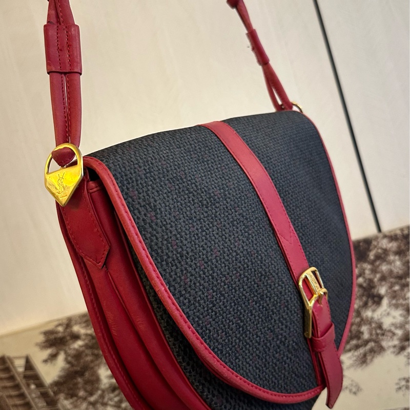 MYMluxurybag 🩵YSL vintage bag 古董包 肩背袋 斜揹袋-2