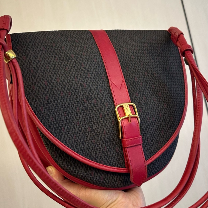 MYMluxurybag 🩵YSL vintage bag 古董包 肩背袋 斜揹袋-5
