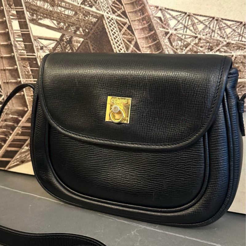 MYMluxurybag 🩵 Celine 23cm 古董皮包 肩背袋 斜揹袋 🩵 Chanel-5