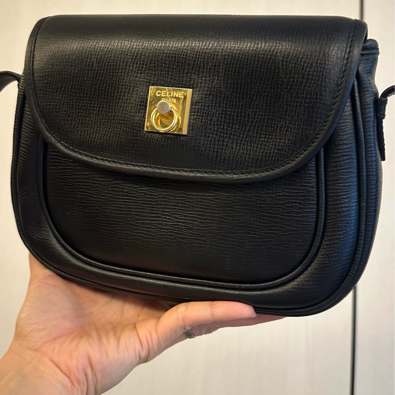 MYMluxurybag 🩵 Celine 23cm 古董皮包 肩背袋 斜揹袋 🩵 Chanel-6