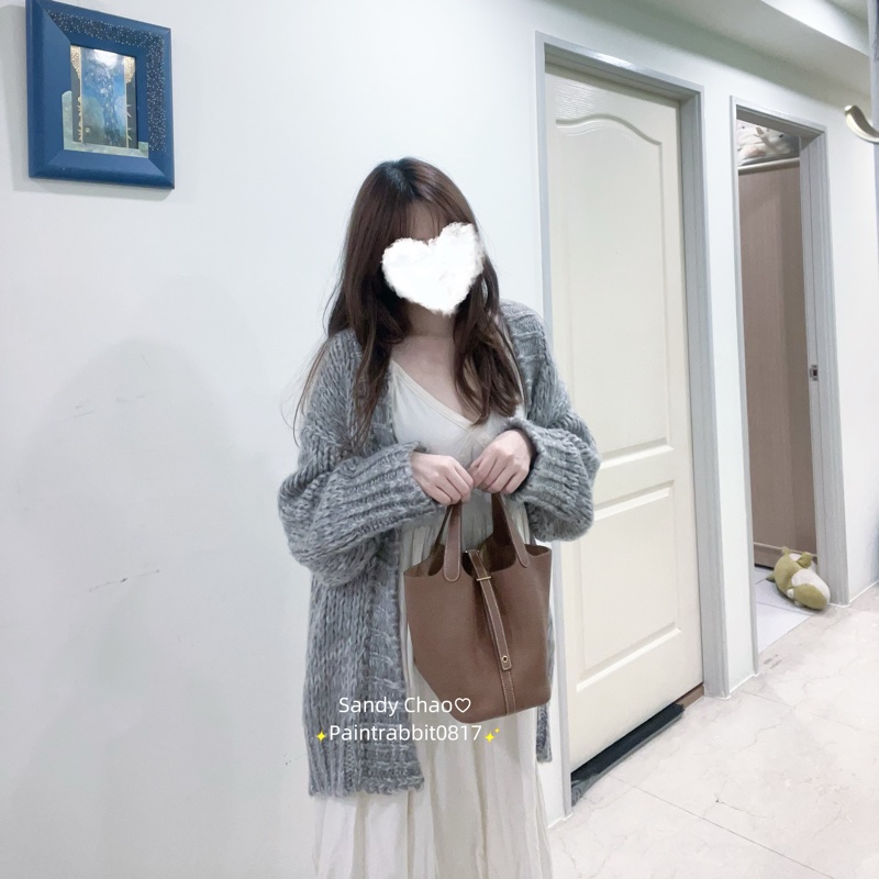 ෆ Hermes 菜籃子金棕金💛大全配有2022購證-1