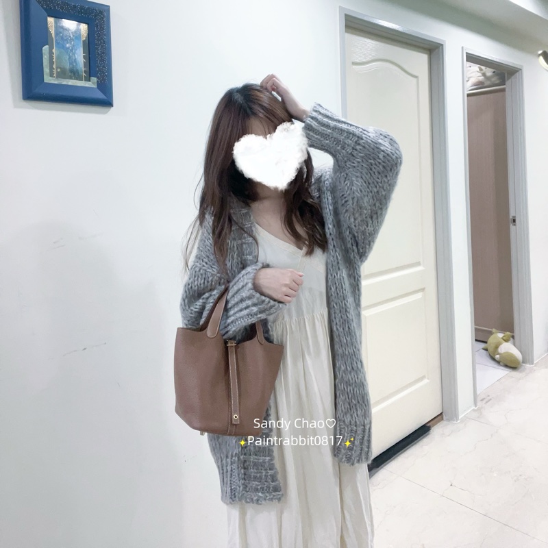 ෆ Hermes 菜籃子金棕金💛大全配有2022購證-2