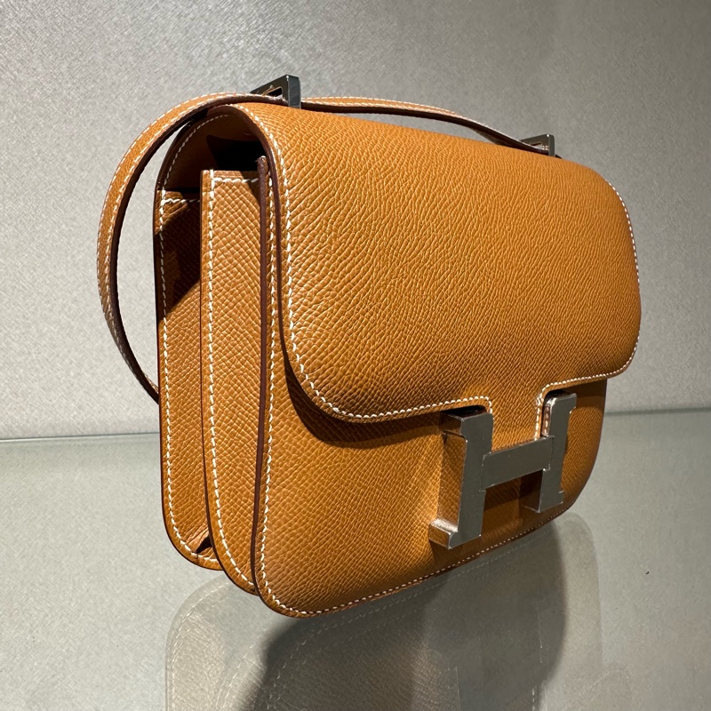 HERMES爱马仕 Constance Mini 19 康康银扣 单肩斜挎包-1