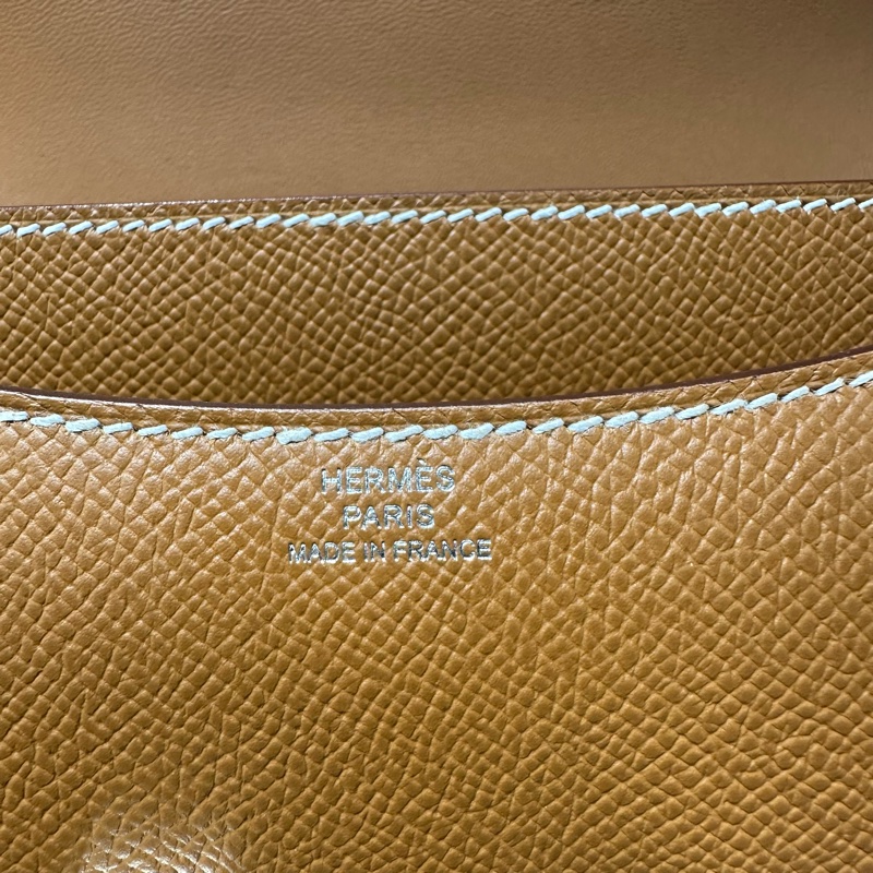 HERMES爱马仕 Constance Mini 19 康康银扣 单肩斜挎包-6