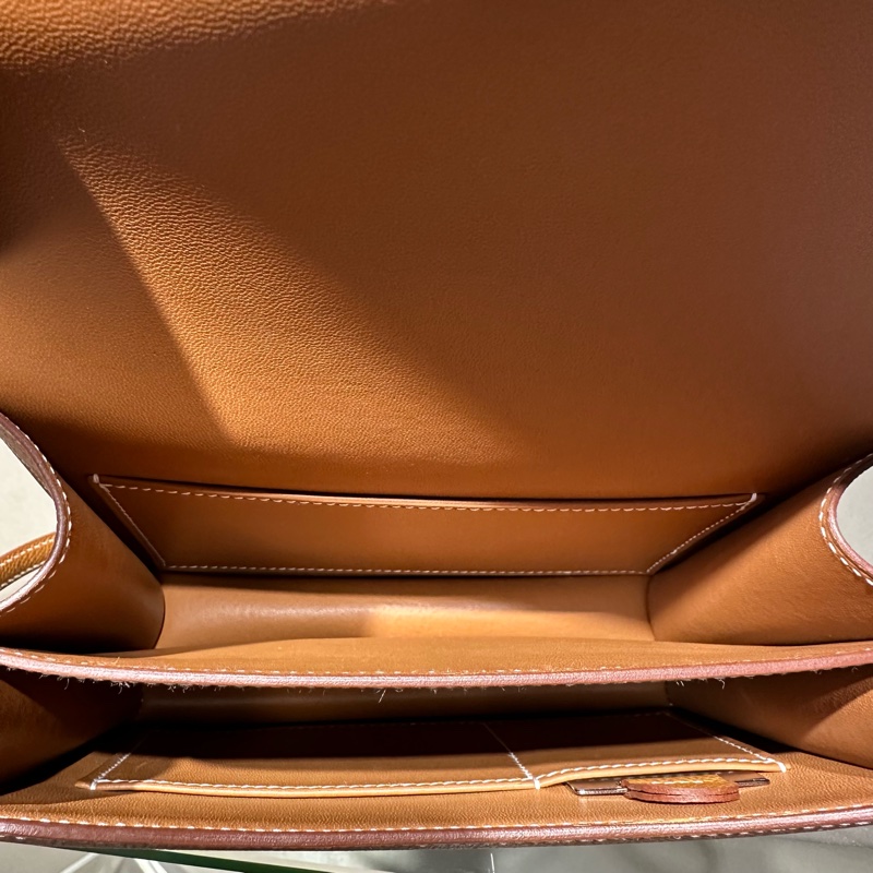 HERMES爱马仕 Constance Mini 19 康康银扣 单肩斜挎包-7