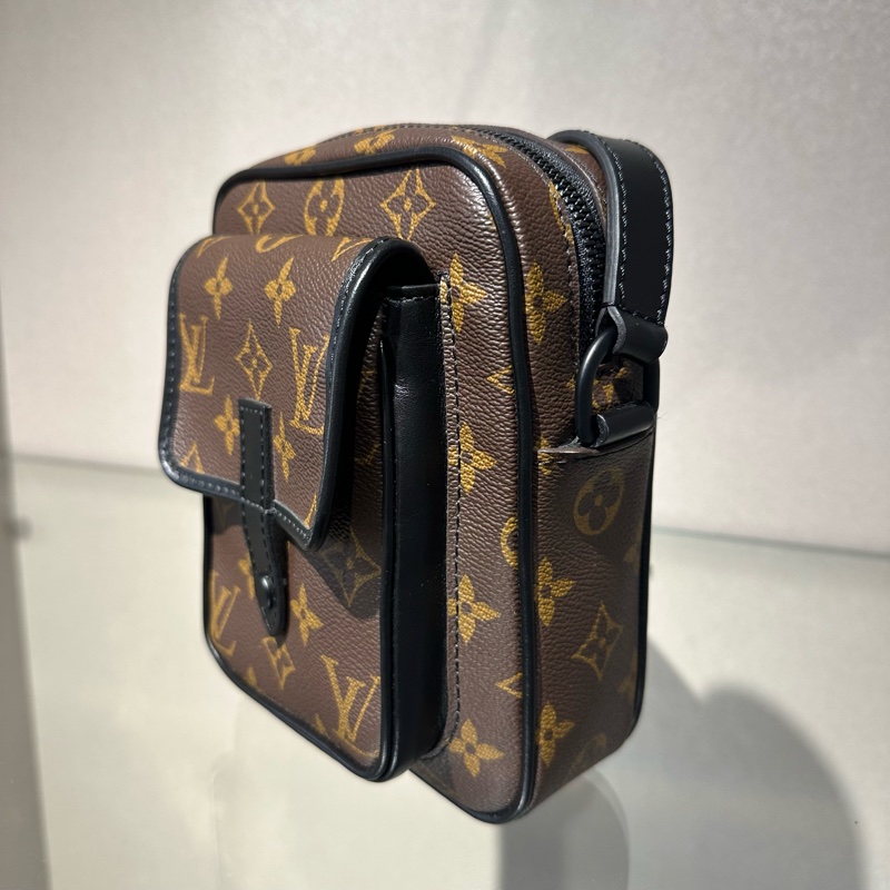 LOUIS VUITTON CHRISTOPHER 老花 单肩斜挎包-3