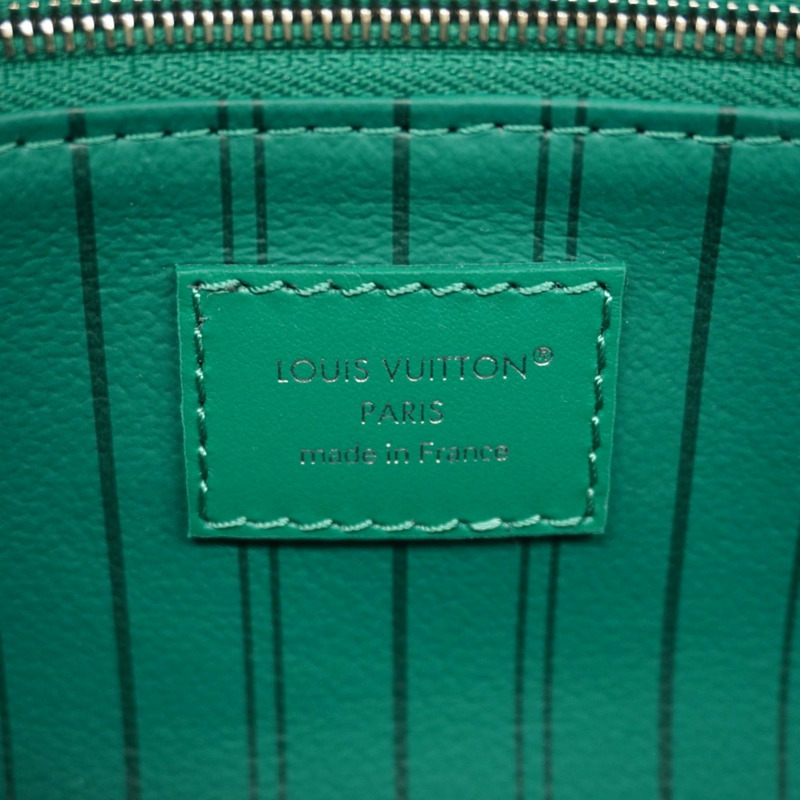 路易威登 Monogram Macassar Doppkit 手拿包 M14911 棕色/綠色 男款/女款-4