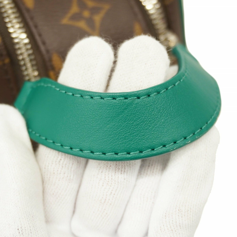 路易威登 Monogram Macassar Doppkit 手拿包 M14911 棕色/綠色 男款/女款-7