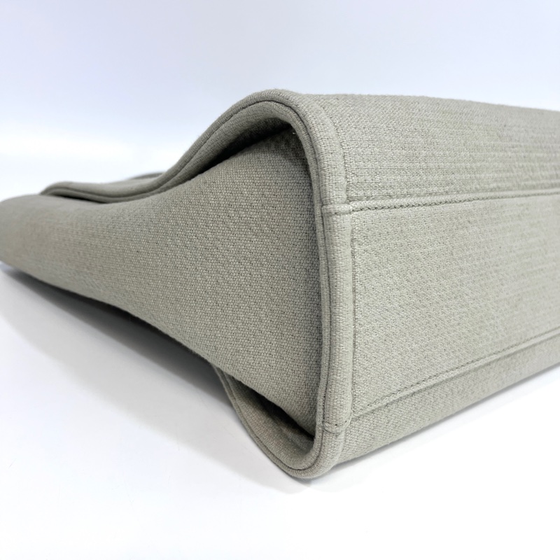 🥨極美色調香奈兒沙灘包🕯️CHANEL牛仔灰帆布銀鏈小號沙灘包A67001-15