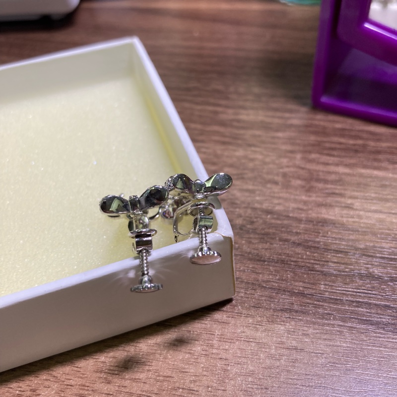 迪奧夾式耳環-2