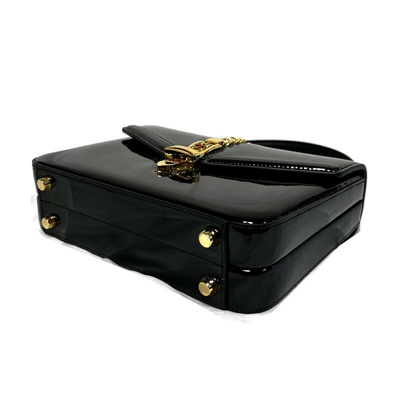 GUCCI 專利迷你手提包 589479 1J70G 1000 黑色-8