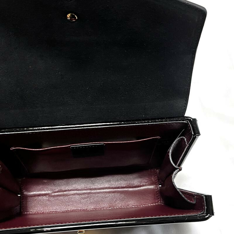 GUCCI 專利迷你手提包 589479 1J70G 1000 黑色-10