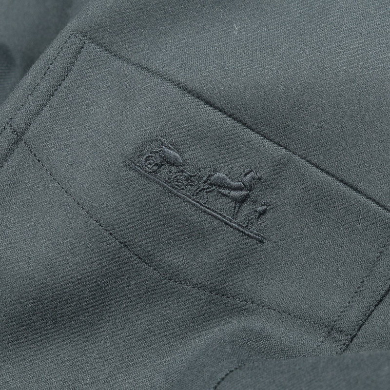 愛馬仕 36號洋裝 2H0549DN 羊毛灰色 二手 女款-8