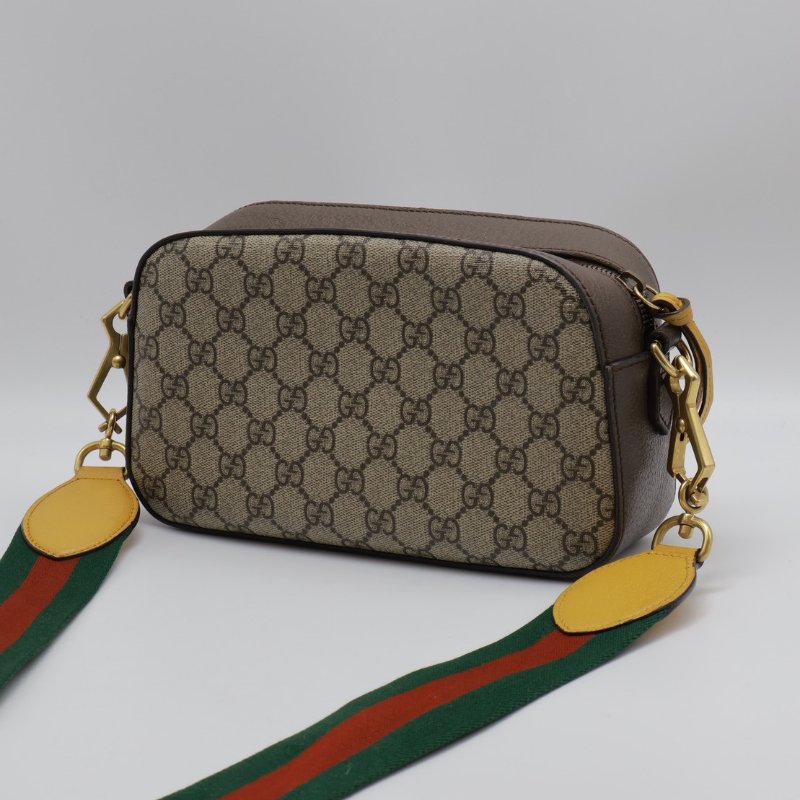GUCCI Superme虎頭老花相機包-1