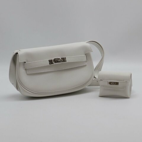HERMES Kelly moove - 新白銀 W