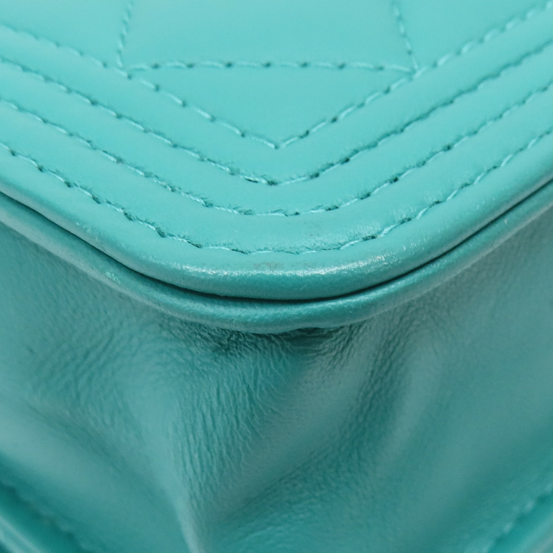 綠色 菱格紋 羊皮 BOY WOC 鍊帶 肩背包【CHANEL 香奈兒】 A80287-17