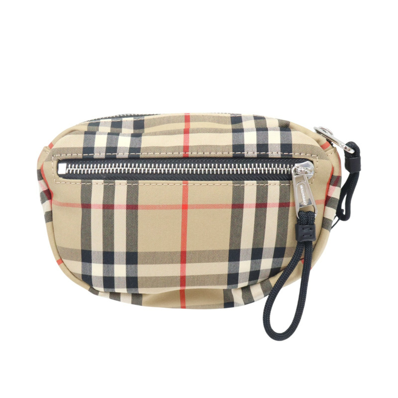 米色 Vintage Check 帆布 Cannon Belt Bag 腰包【BURBERRY 巴寶莉】 8014420-0