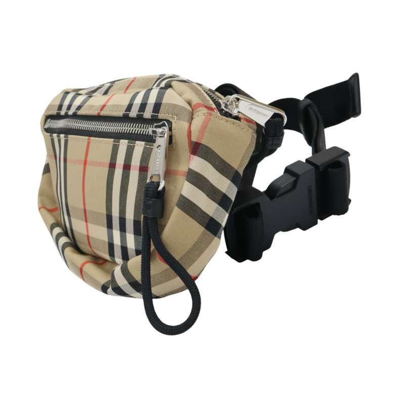 米色 Vintage Check 帆布 Cannon Belt Bag 腰包【BURBERRY 巴寶莉】 8014420-2