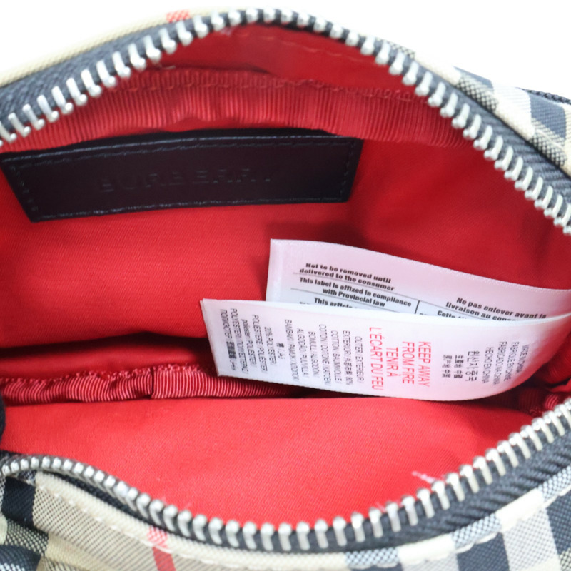 米色 Vintage Check 帆布 Cannon Belt Bag 腰包【BURBERRY 巴寶莉】 8014420-5